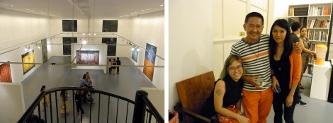 Manila Contemporary, artist Jeona, Valentines Willie, and me