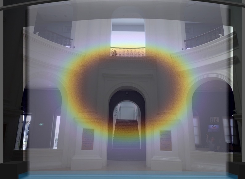 Rainbow Circle: capturing a natural phenomenon, Artwork by Suzann Victor