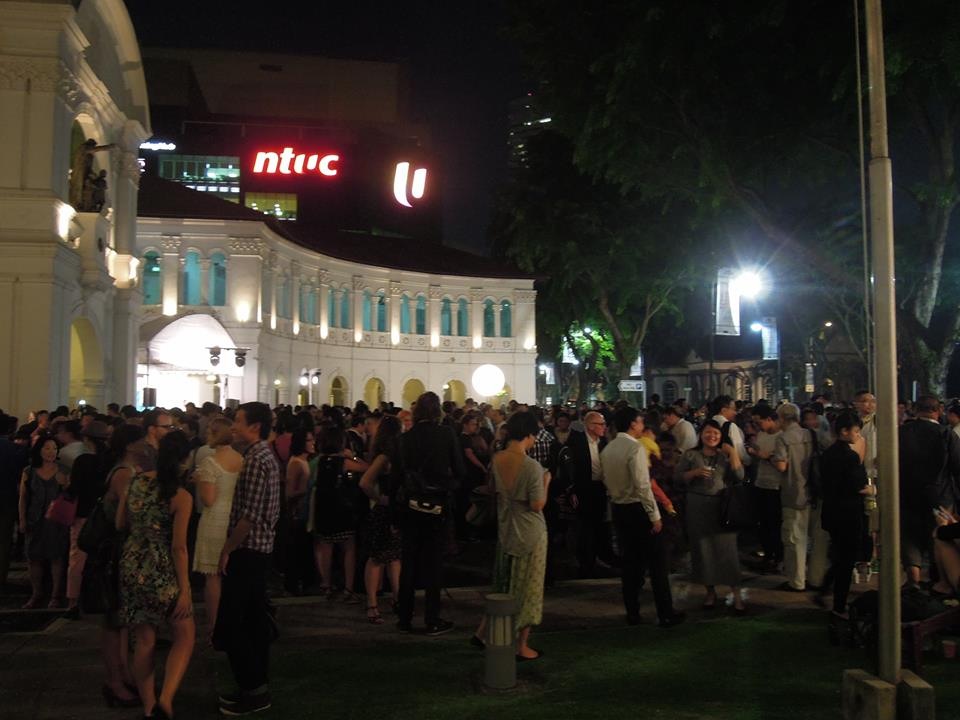 10.26 新加坡雙年展開幕當天晚上