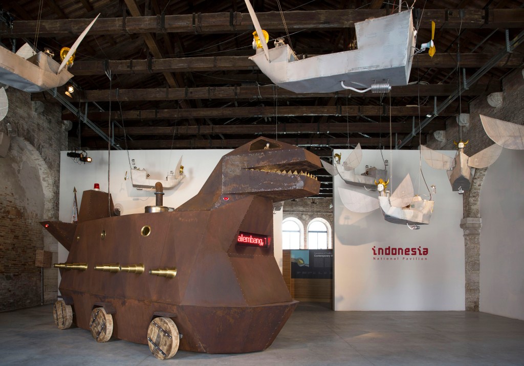 Heri Dono, Voyage, Trokomod @ Venice Biennale 2015. Credit:Luciano Romano