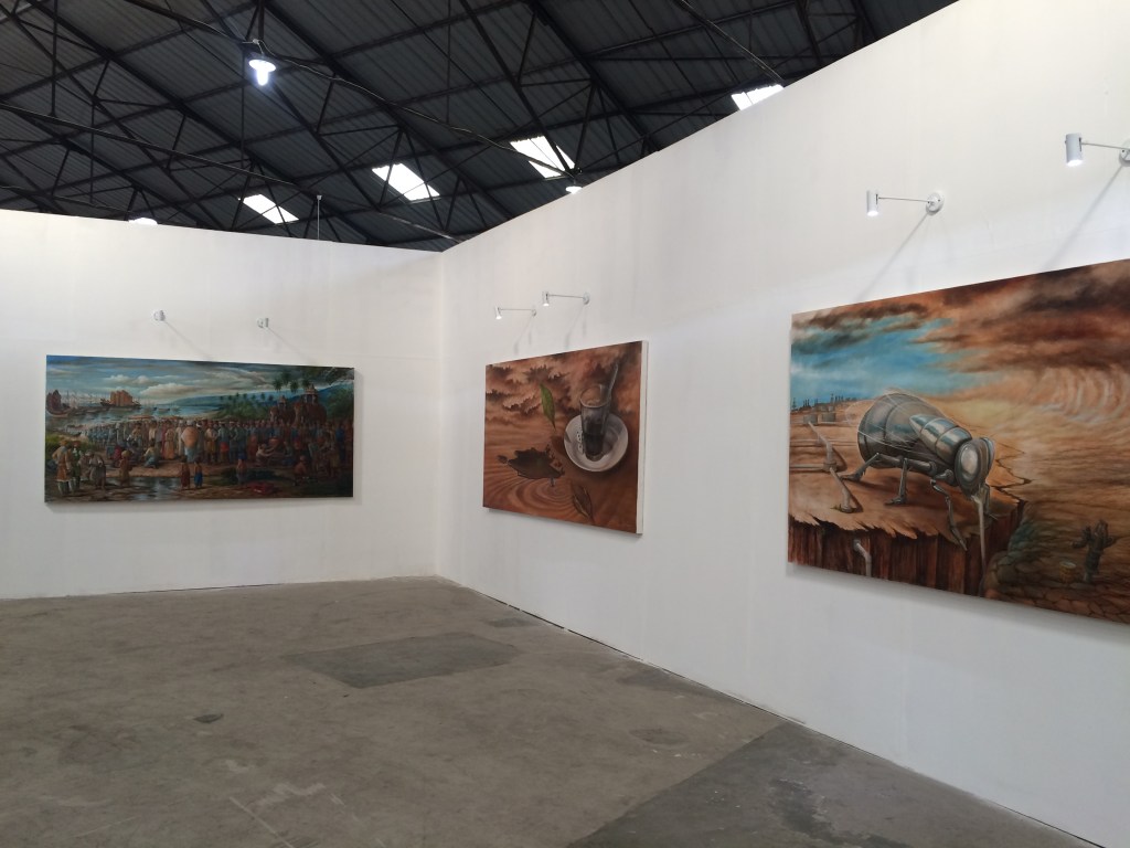 現場少數繪畫作品之一